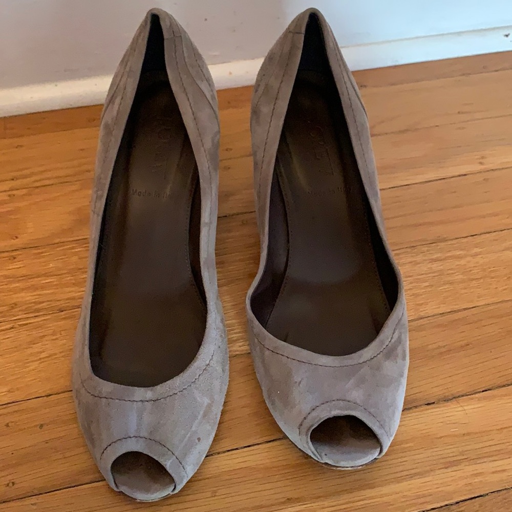 Wedge shoes suede JCrew